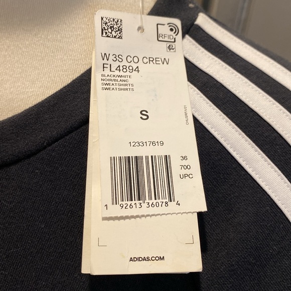 NWT Adidas Sweatshirt size small - Picture 3 of 10
